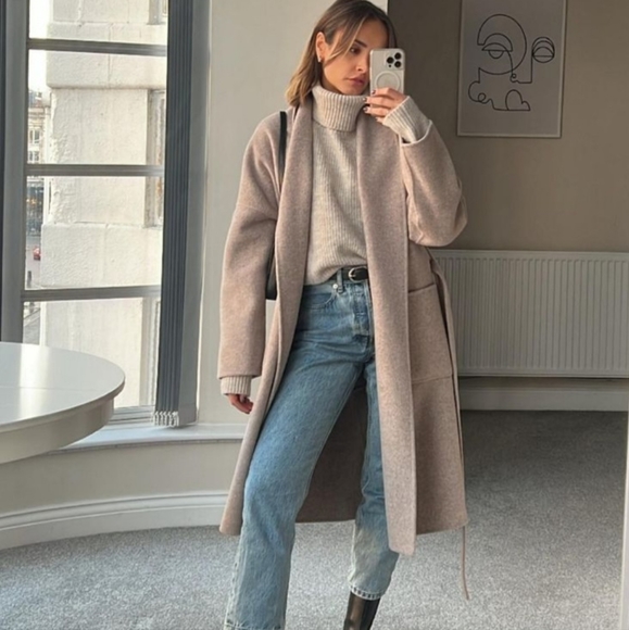 New Wool Cashmere Coat - Picture 2 of 6